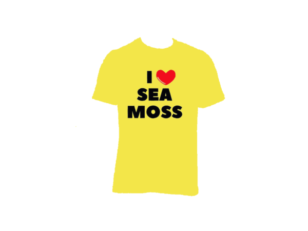 I Heart SeaMoss (Yellow Tshirt)